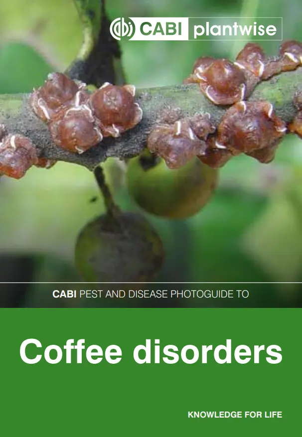 A screenshot of 'CABI Pest and Disease Photoguide to: Coffee disorders'