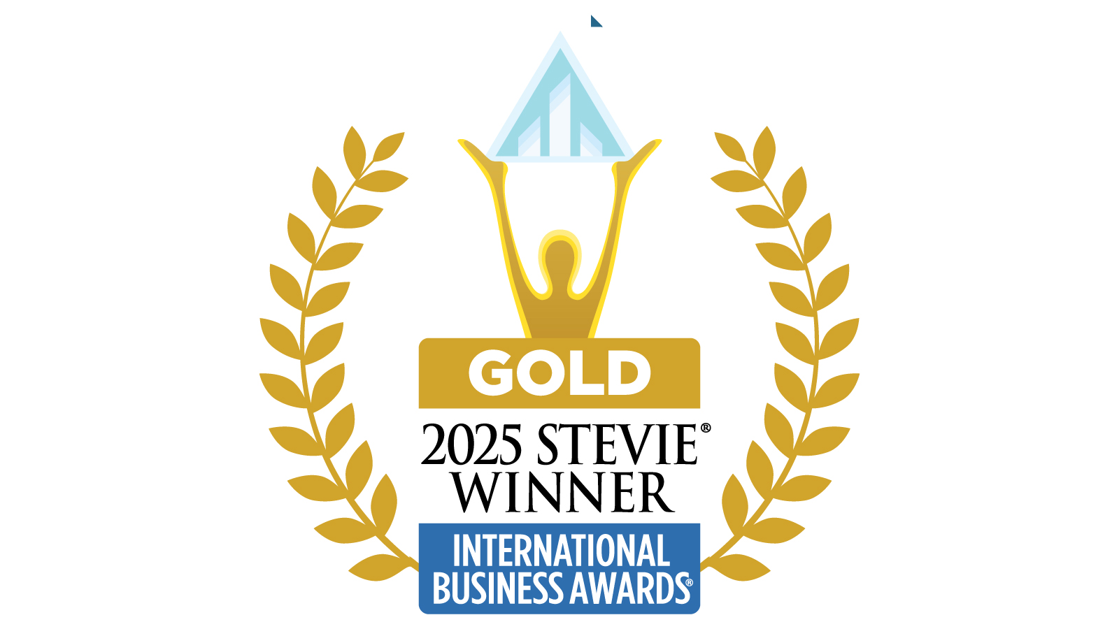Stevie Gold Winner badge 2025