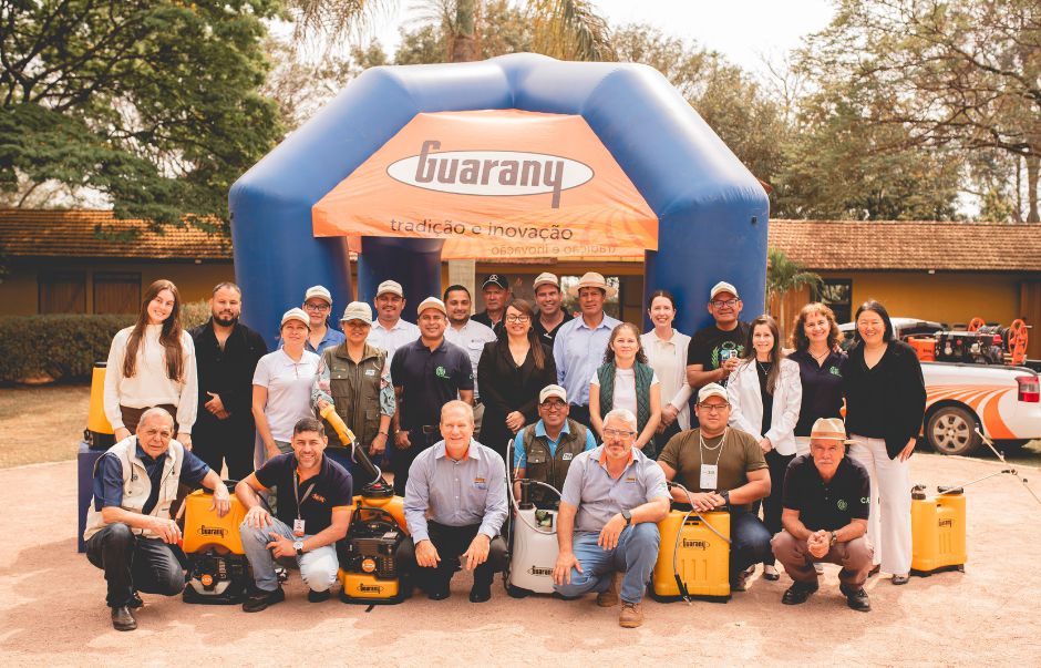 Training participants at the workshop on the use of Biopesticides in Brazil 